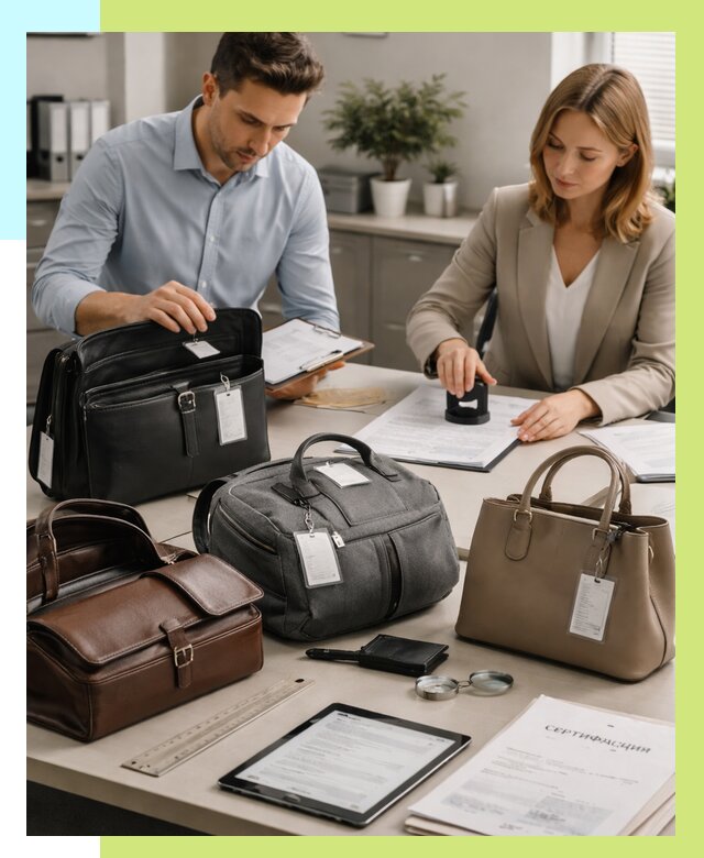 Сертификация сумок в Туймазы от 7643 руб. | Алешин-Тмз