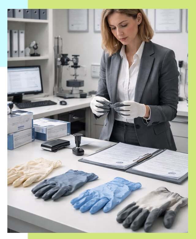 Сертификация перчаток в Туймазы от 8662 р. | Алешин-Тмз