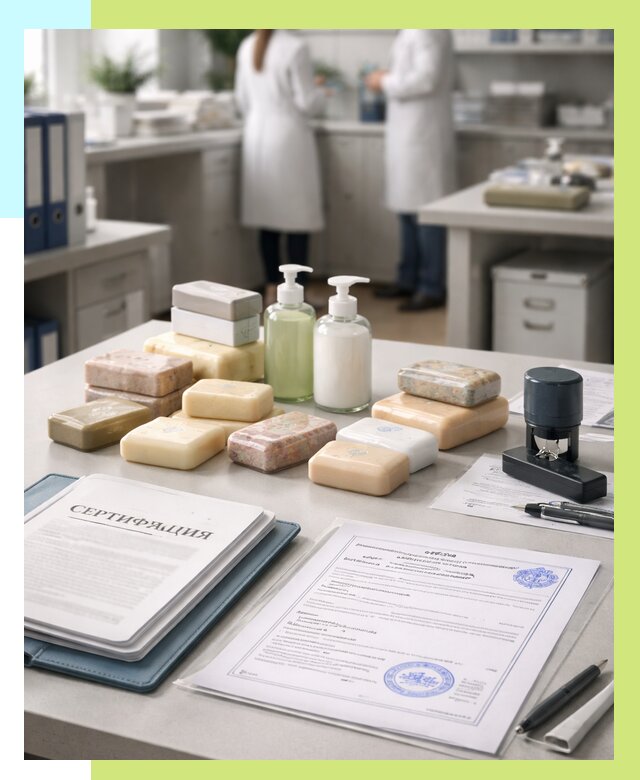 Сертификация мыла и сертификат на мыло в Туймазы от 12228 | Алешин-Тмз