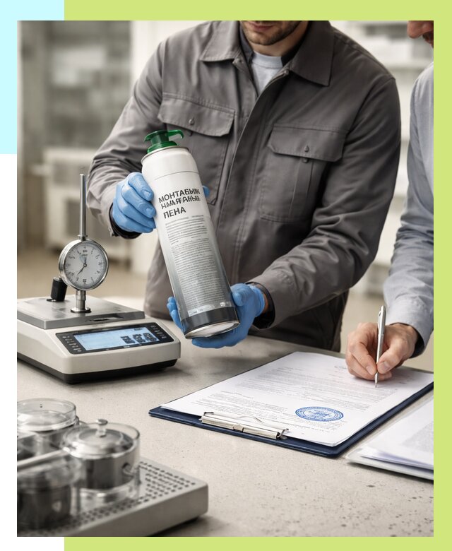 Сертификация монтажной пены в Туймазы от 15285 р. | Алешин-Тмз