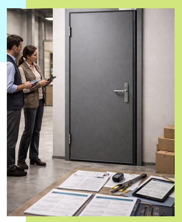 Сертификация противопожарных дверей в Туймазы от 9171 р. | Алешин-Тмз