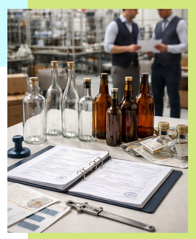 Сертификация стеклянных бутылок в Туймазы от 25475 р. | Алешин-Тмз