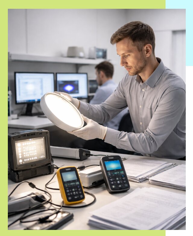 Сертификация светильников в Туймазы: испытания и оформление