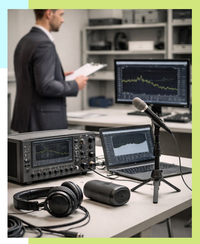 Сертификация аудиотехники в Туймазы от 15285 р., Алешин-Тмз