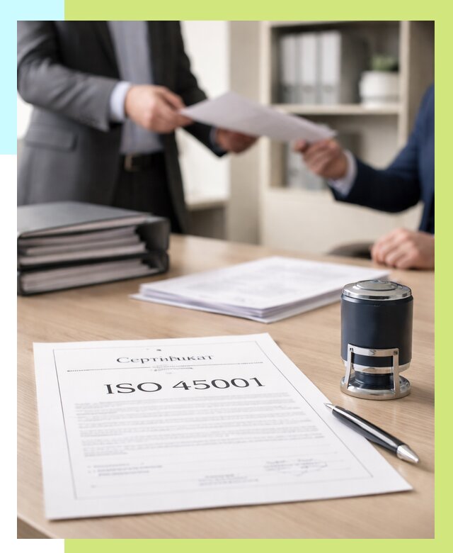 Сертификат ISO 45001 в Туймазы под ключ от 45855 р. | Алешин-Тмз