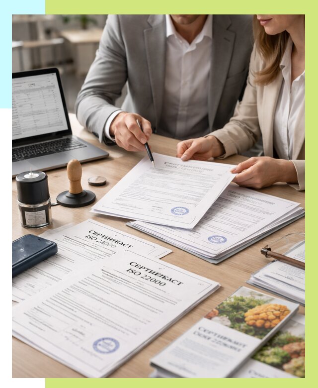 Сертификат ISO 22000 в Туймазы от 40760 р. под ключ | Алешин-Тмз